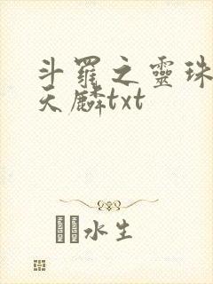 斗罗之灵珠神剑天麟txt
