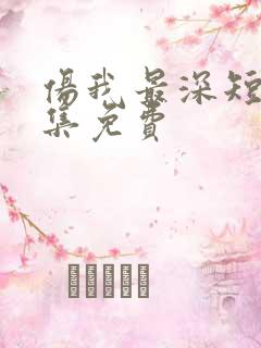 伤我最深短剧全集免费