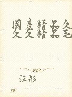 国产精品久久久久久精品毛片