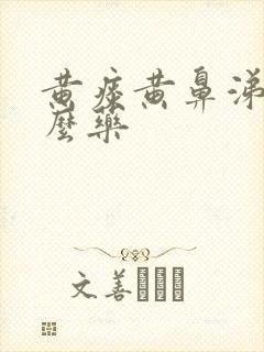 黄痰黄鼻涕吃什么药