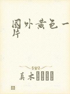 国外黄色一级大片