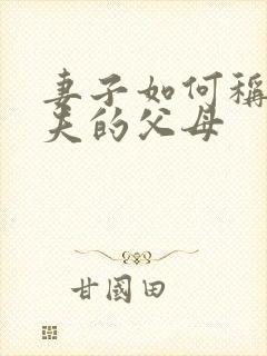 妻子如何称呼丈夫的父母