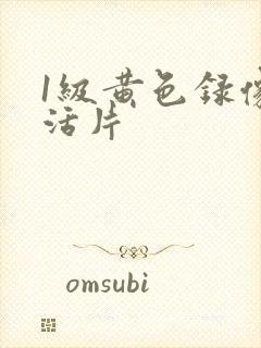 1级黄色录像生活片