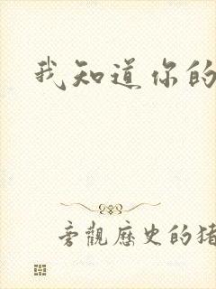 我知道你的歌词