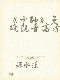 《少帅》免费在线观看高清完整版