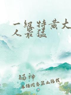 一级特黄大片黑人最猛