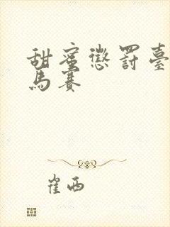 甜蜜惩罚台词无马赛