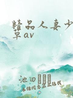 精品人妻少妇嫩草av