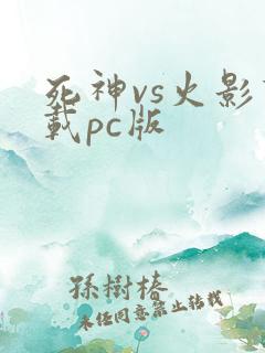 死神vs火影下载pc版
