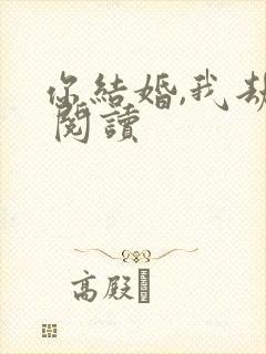 你结婚,我劫婚 阅读