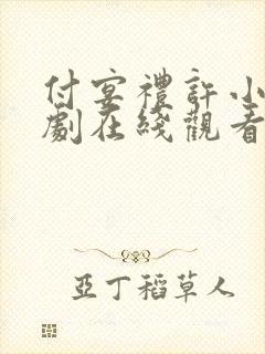 付宴礼许小棠短剧在线观看