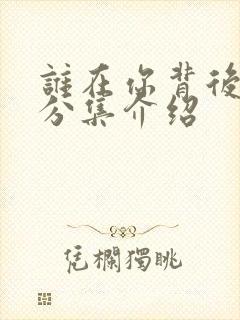 谁在你背后剧情分集介绍