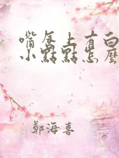 嘴唇上有白色的小点点怎么去除