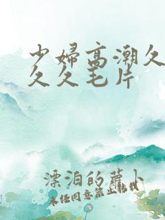 少妇高潮久久久久久毛片