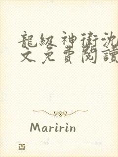 龙级神卫沈浪全文免费阅读最新章节