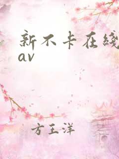新不卡在线播放av