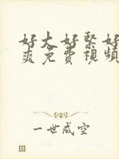 好大好紧好硬好爽免费视频