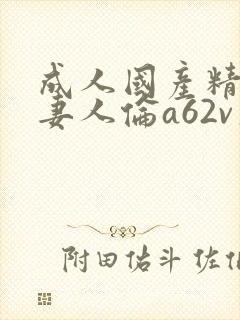 成人国产精品人妻人伦a62v久入口