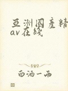 亚洲国产精品国av在线