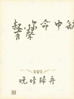 叔,你命中缺我有声