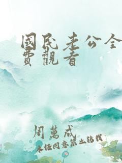 国民老公全集免费观看