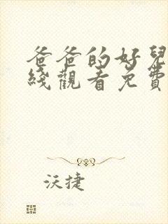 爸爸的好儿子在线观看免费高清完整