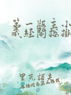 第一版主小说网藏经阁总排行