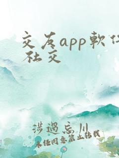 交友app软件 社交