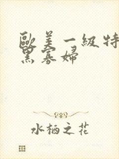 欧美一级特a黄黑寡妇