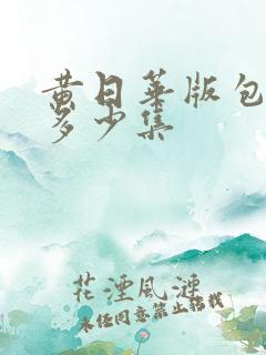 黄日华版包青天多少集