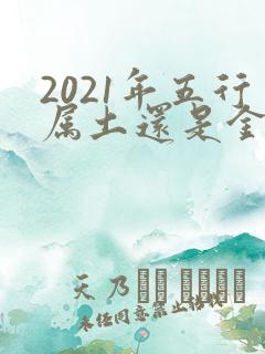 2021年五行属土还是金