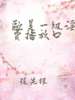 欧美一级淫片免费播放口