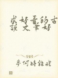 求好看的古言小说 文笔好