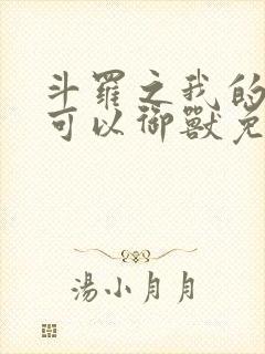 斗罗之我的武魂可以御兽免费阅读