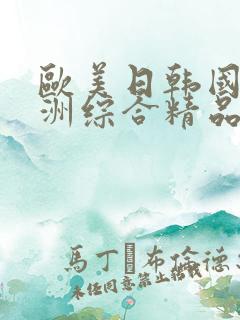 欧美日韩国产亚洲综合精品