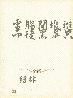 电脑开机进入桌面后黑屏只有鼠标