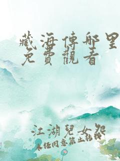 藏海传哪里可以免费观看