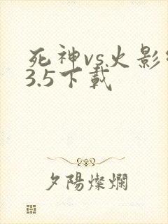 死神vs火影绊3.5下载