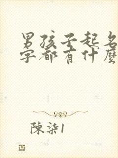 男孩子起名带土字都有什么名