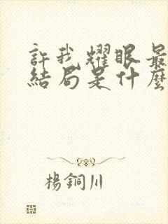 许我耀眼最后的结局是什么