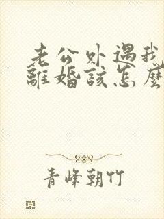 老公外遇我不想离婚该怎么办