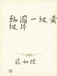 韩国一级黄色一级片