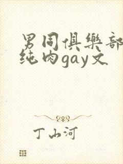 男同俱乐部高h纯肉gay文