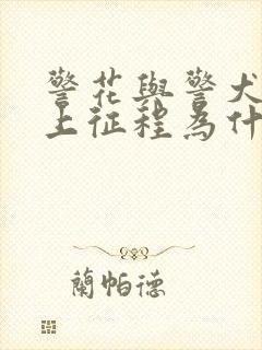 警花与警犬之再上征程为什么还不播