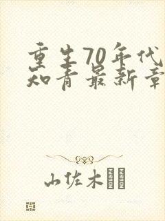 重生70年代当知青最新章节