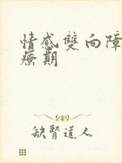 情感双向障碍治疗期