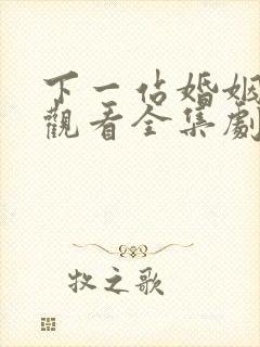 下一站婚姻免费观看全集剧情