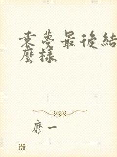 袁梦最后结局怎么样