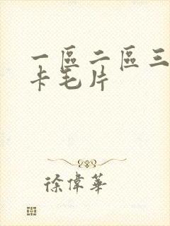 一区二区三区不卡毛片