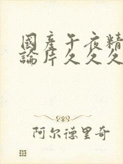 国产午夜精品理论片久久久久